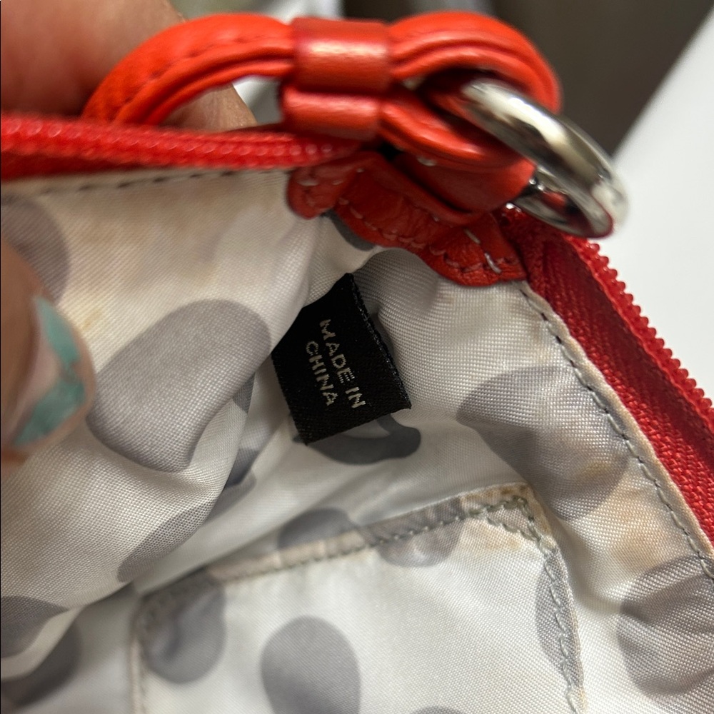 Coach Red Leather Handbag - Picture 4 of 16